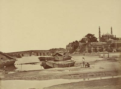 Stone Bridge and the New Fortifications by Felice Beato